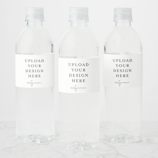 Étiquette de bouteille d'eau (Bouteilles)