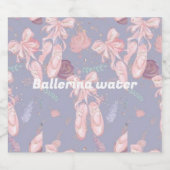 étiquette de bouteille d'eau (Étiquettes simples)