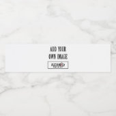 Étiquette de bouteille d'eau 8x2,125 pouces (Étiquettes simples)