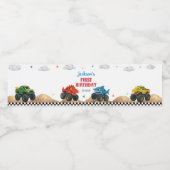 Étiquette de bouteille d'eau Anniversaire de enfan (Étiquettes simples)