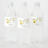 Étiquette de bouteille d'eau Baby shower d'abeille (Bouteilles)