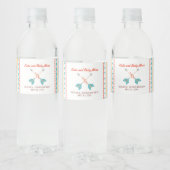 Étiquette de bouteille d'eau Baby shower garçon |  (Bouteilles)