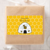 Étiquette de bouteille d'eau Bee Hive (En situation)