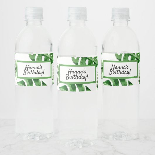 Étiquette de bouteille d'eau d'anniversaire de pal (Bouteilles)