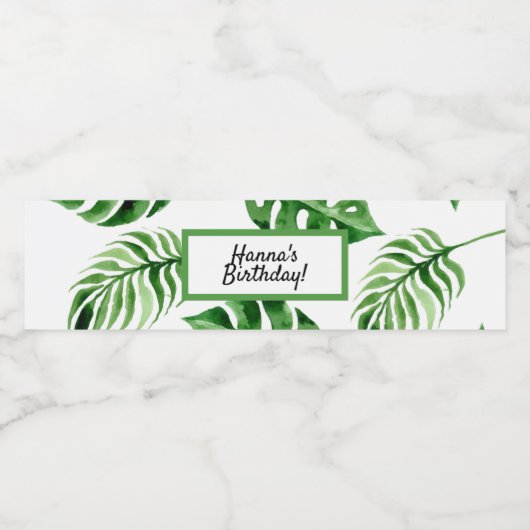 Étiquette de bouteille d'eau d'anniversaire de pal (Étiquettes simples)