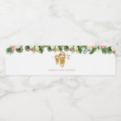 Étiquette de bouteille d'eau de Baby shower de fen (Étiquettes simples)