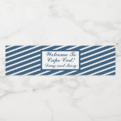 Étiquette de bouteille d'eau de bienvenue (Étiquettes simples)