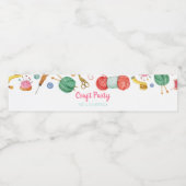 Étiquette de bouteille d'eau de la fête de l'artis (Étiquettes simples)