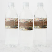 Étiquette de bouteille d'eau de la fête de voyage (Bouteilles)