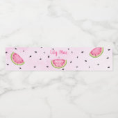 Étiquette de bouteille d'eau de pastèque (Étiquettes simples)