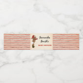 Étiquette de bouteille d'eau de petit Baby shower  (Étiquettes simples)