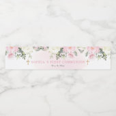Étiquette de bouteille d'eau de première communion (Étiquettes simples)