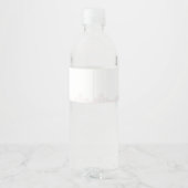 Étiquette de bouteille d'eau Doljanchi coréen rose (Dos)