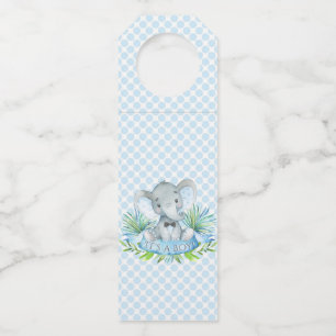 Étiquette de bouteille d'eau éléphant Hangers