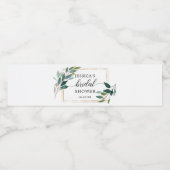 Étiquette de bouteille d'eau Garden Greens (Étiquettes simples)