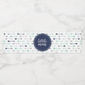 Étiquette de bouteille d'eau Little Man Baby showe (Étiquettes simples)