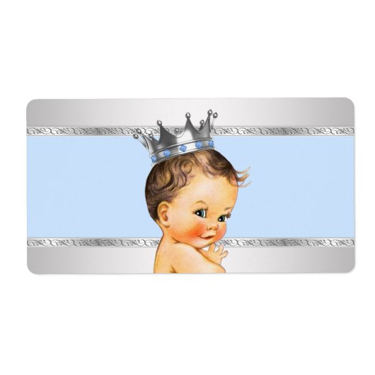 Étiquette de bouteille d'eau Little Prince Baby sh (Devant)