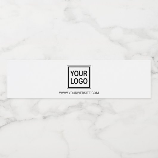 Étiquette de bouteille d'eau LOGO de marque commer (Étiquettes simples)