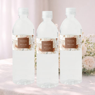 Étiquette de bouteille d'eau Mariage personnalisé