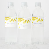 Étiquette de bouteille d'eau Mimosa (Bouteilles)