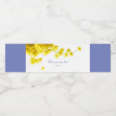 Étiquette de bouteille d'eau Mimosa (Étiquettes simples)