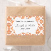 Étiquette de bouteille d'eau Nectarine et Damask b (En situation)