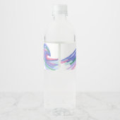 Étiquette de bouteille d'eau personnalisé (Dos)