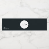 Étiquette de bouteille d'eau personnalisée (Étiquettes simples)