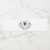 Étiquette de bouteille d'eau personnalisée (Étiquettes simples)