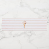 Étiquette de bouteille d'eau personnalisée à la cr (Étiquettes simples)