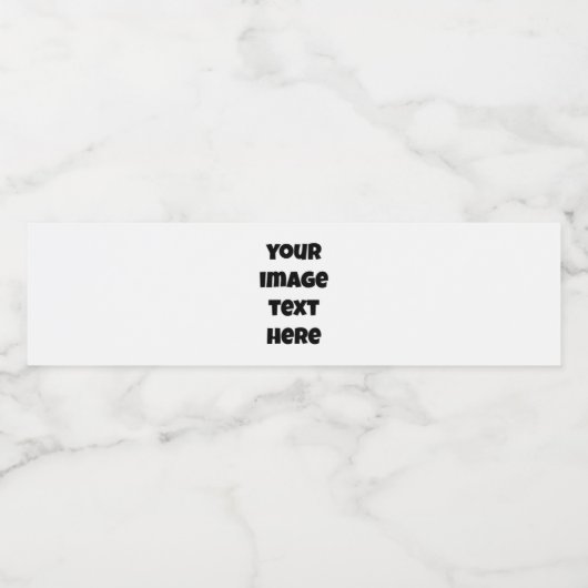 Étiquette DE BOUTEILLE D'EAU PERSONNALISÉE CRÉER V (Étiquettes simples)