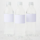 Étiquette de bouteille d'eau personnalisée Lavende (Bouteilles)