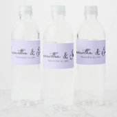 Étiquette de bouteille d'eau personnelle de mariag (Bouteilles)