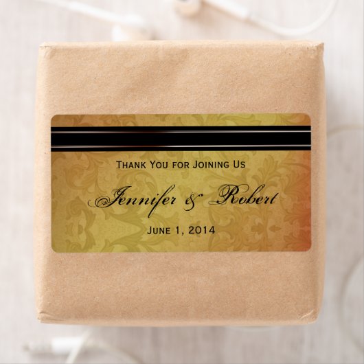 Étiquette de bouteille d'eau Regency Fall (En situation)