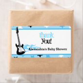 Étiquette de bouteille d'eau rock Star (En situation)