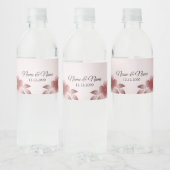 Étiquette de bouteille d'eau rose (Bouteilles)