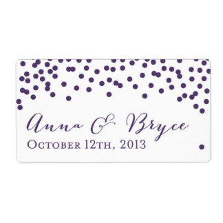 Étiquette de bouteille d'eau Stump