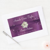 Étiquette de bouteille d'eau Sweet Sixteen violet  (Enveloppe)