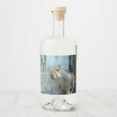 Étiquette de bouteille d'écureuil (Devant)