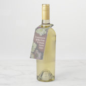 Étiquette de bouteille d'Hellébore de jardin (Incliné)