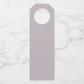 Étiquette de bouteille d'Hellébore de jardin (Dos)