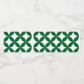 Étiquette de Bouteille Green Shippo (Étiquettes simples)