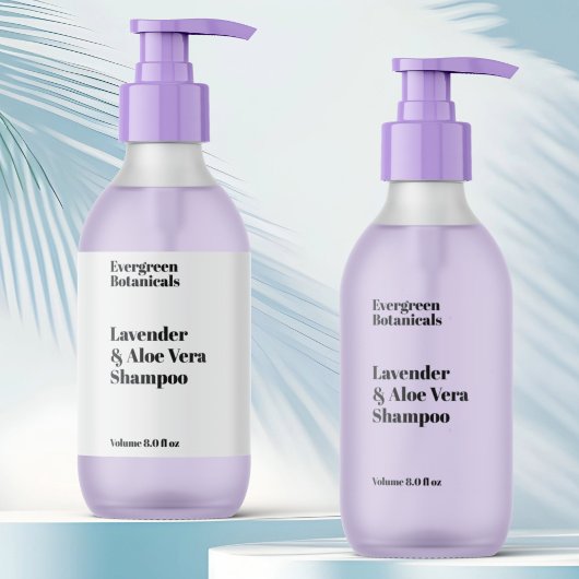 Étiquette de bouteille imperméable blanc ou transp