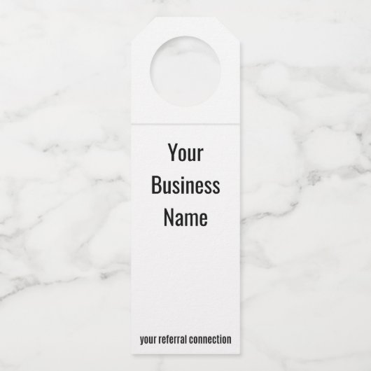 Étiquette de bouteille "Joyeux Anniversaire" (Dos)