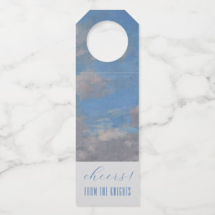 Étiquette de bouteille Nuages de Boudin