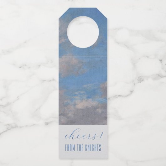 Étiquette de bouteille Nuages de Boudin (Devant)