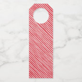 Étiquette de bouteille pour les fêtes de fin d'ann (Dos)