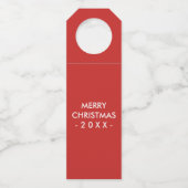 Étiquette de bouteille pour les fêtes de Noël | Ro (Devant)