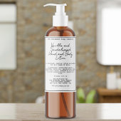 Étiquette de bouteille Retro White imperméable