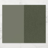 Étiquette de bouteille texturée verte de mousse pe (Étiquettes simples)